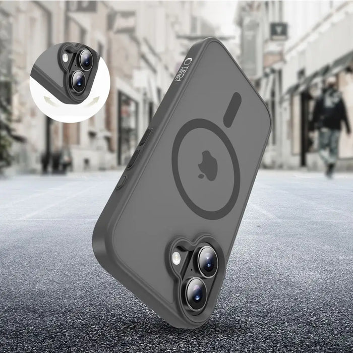 Калъф Tech-Protect MagMat MagSafe за iPhone 17 - сив