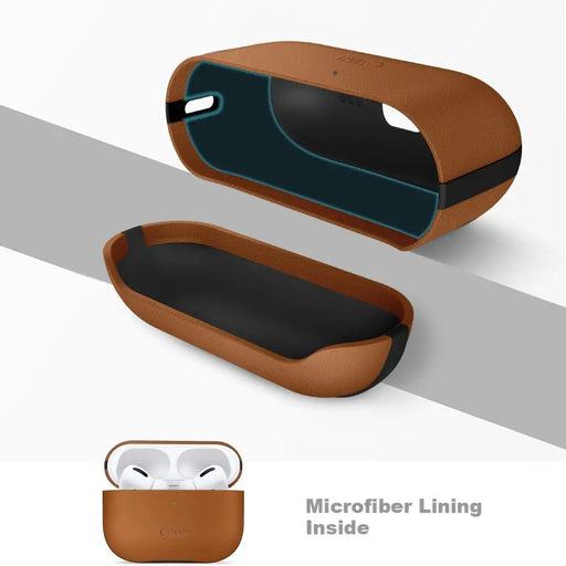 Калъф Tech-Protect NaturalFit за AirPods Pro 3 - кафяв