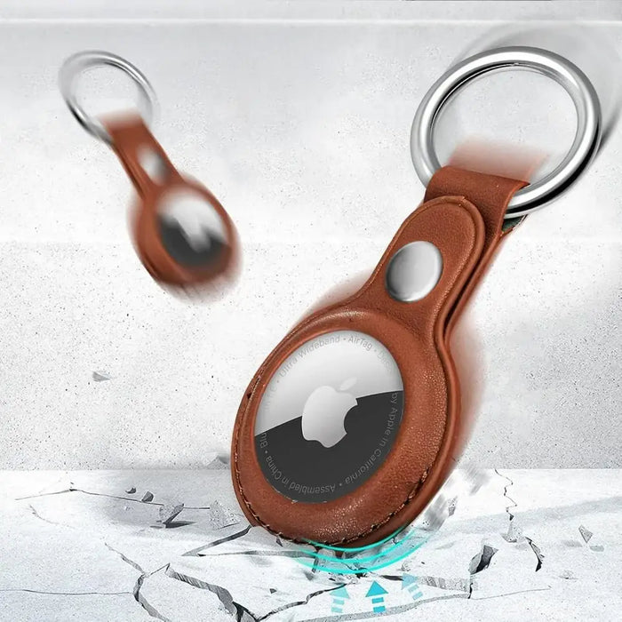 Калъф Tech-Protect NaturalFit за Apple AirTag 1/2 - кафяв