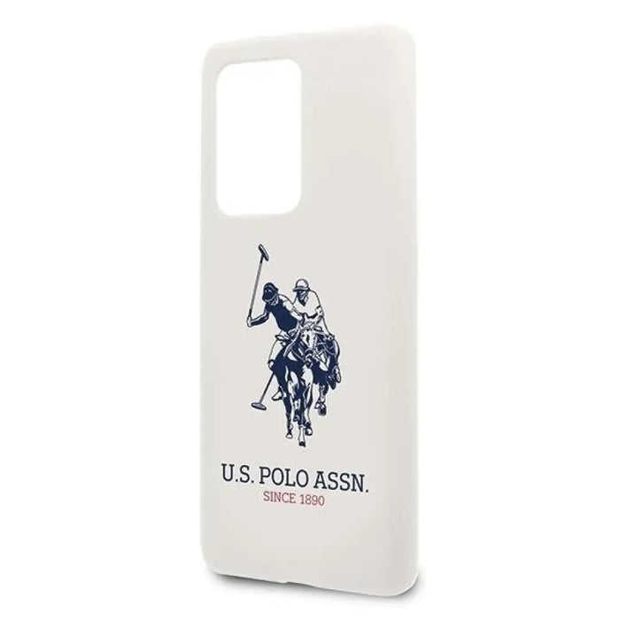Калъф US Polo Big Horse за Samsung Galaxy S20 Ultra White