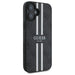Калъф Guess 4G Printed Stripes MagSafe за iPhone 16 - черен
