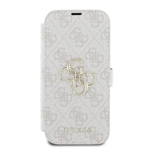 Калъф Guess 4G с метално лого за iPhone 16 Pro - розов