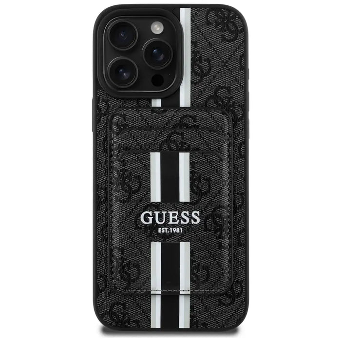 Калъф Guess 4G Stripes с портфейл Magsafe за iPhone 16 Pro