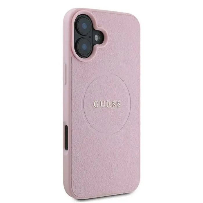 Калъф Guess Grained Gold Ring MagSafe за iPhone 16 Plus
