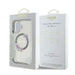 Калъф Guess IML Flowers Wreath MagSafe за iPhone 16 - черен