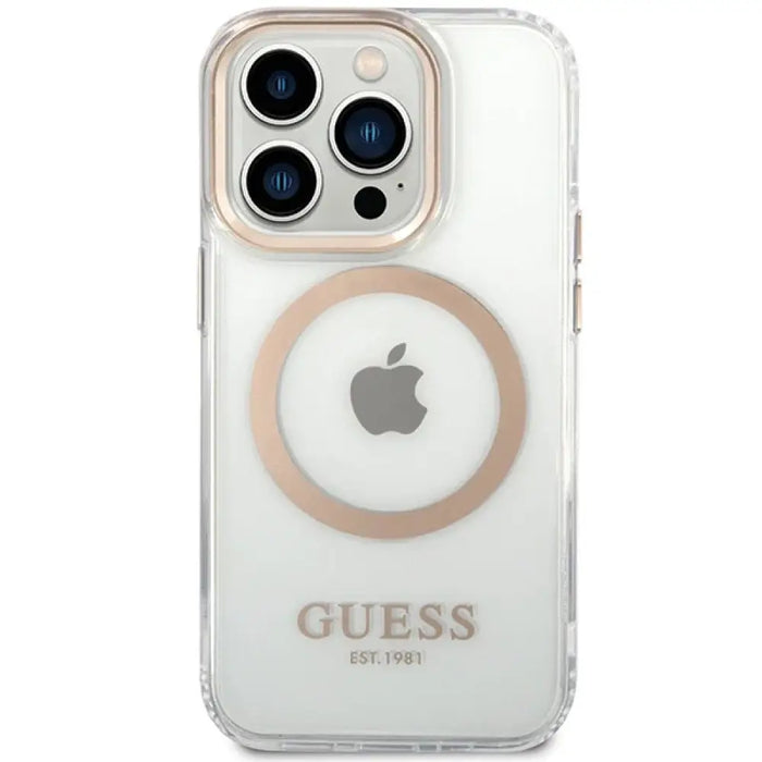 Калъф Guess Metal Outline Magsafe за iPhone 15 Pro Max