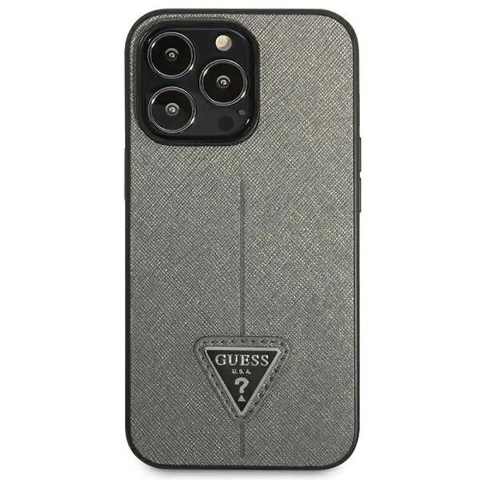 Калъф Guess Saffiano Triangle Logo за iPhone 13 Pro Max