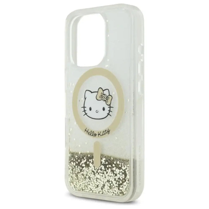 Калъф Hello Kitty Liquid Glitter Fever MagSafe за iPhone 16