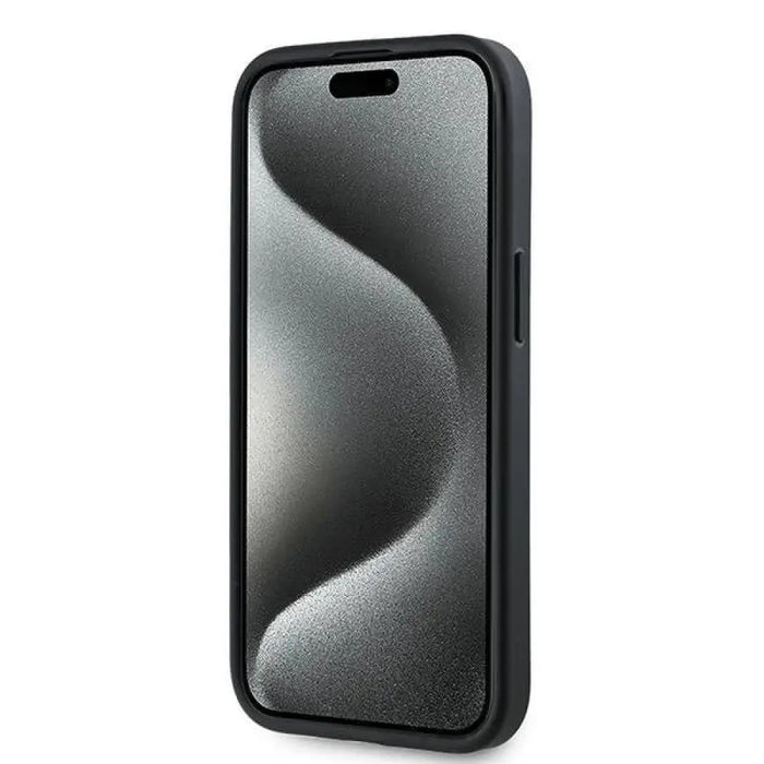 Калъф Karl Lagerfeld Diagonal Quilted Script за iPhone 15
