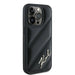 Калъф Karl Lagerfeld Diagonal Quilted Script за iPhone 15