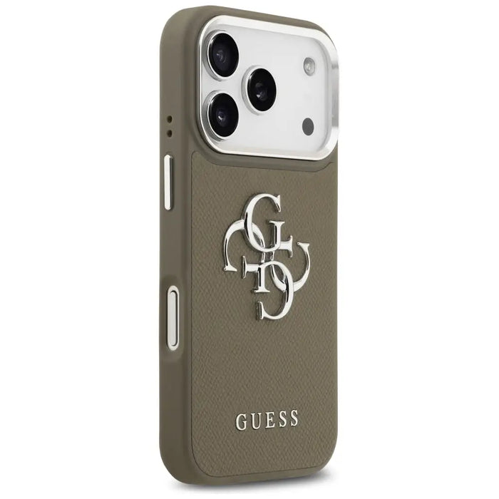 Калъф Guess Grained Big 4G Classic Logo за iPhone 17 Pro