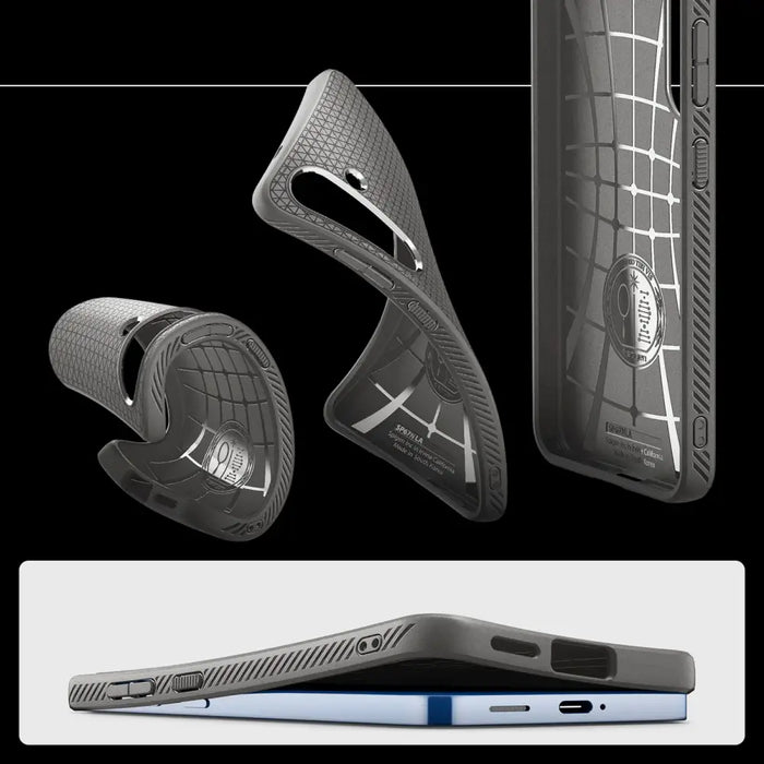 Калъф Spigen Liquid Air за Samsung Galaxy S25 + - сив