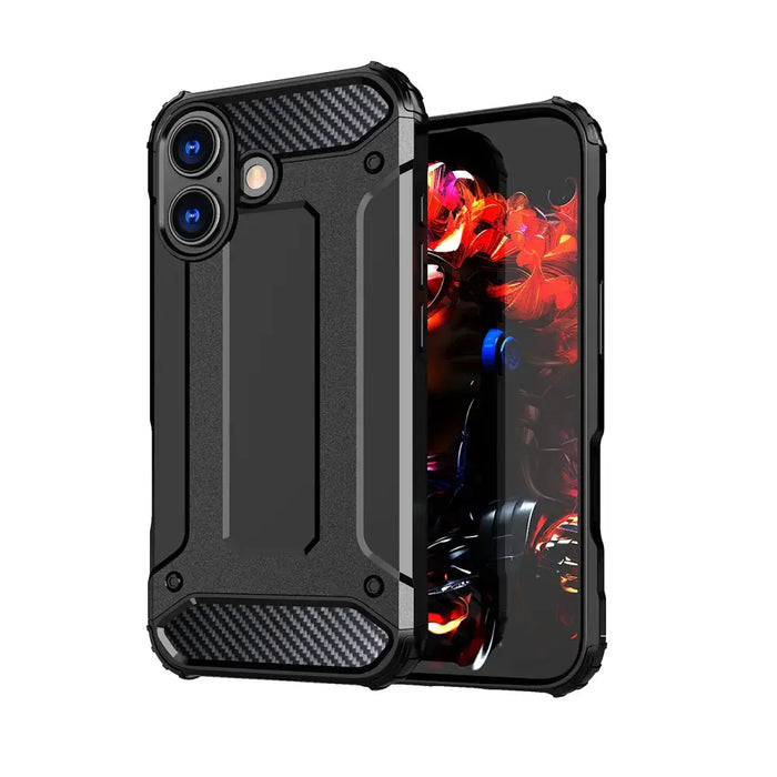 Калъф Hybrid Armor за iPhone 17 - черен