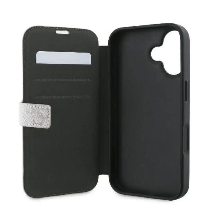 Калъф Guess 4G с метално лого за iPhone 16 Plus - розов