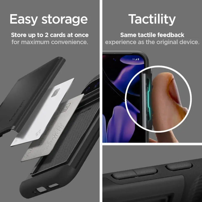 Калъф Spigen Slim Armor CS за Google Pixel 9 Pro XL - черен