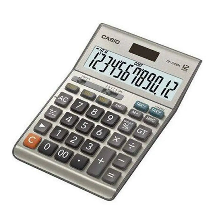 Калкулатор Casio DF-120BM Сив Пластмаса