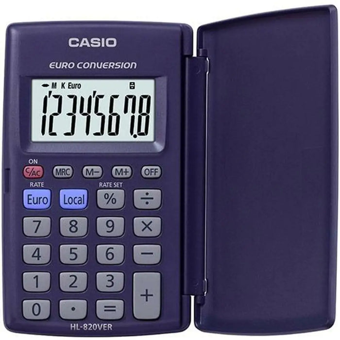 Калкулатор Casio HL-820VER Виолетов (10 броя)