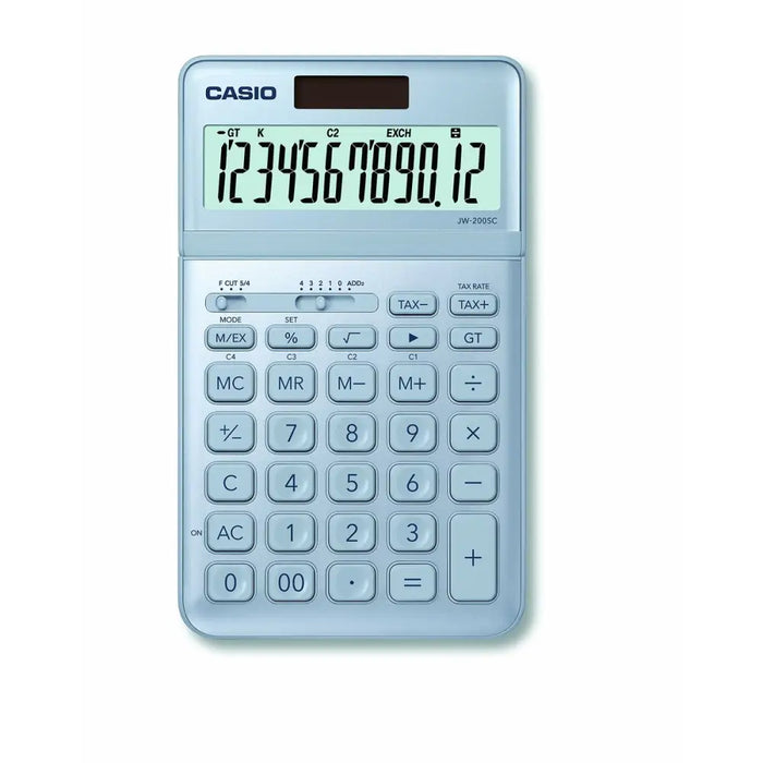Калкулатор Casio JW-200SC-BU Син Пластмаса