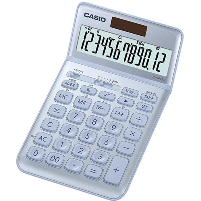 Калкулатор Casio JW-200SC-BU Син Пластмаса