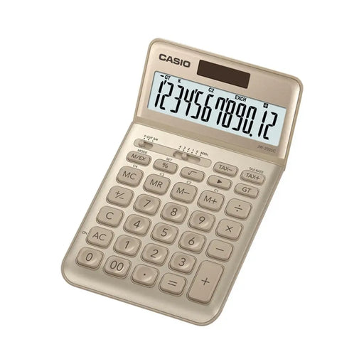Калкулатор Casio JW-200SC-GD Златен Пластмаса