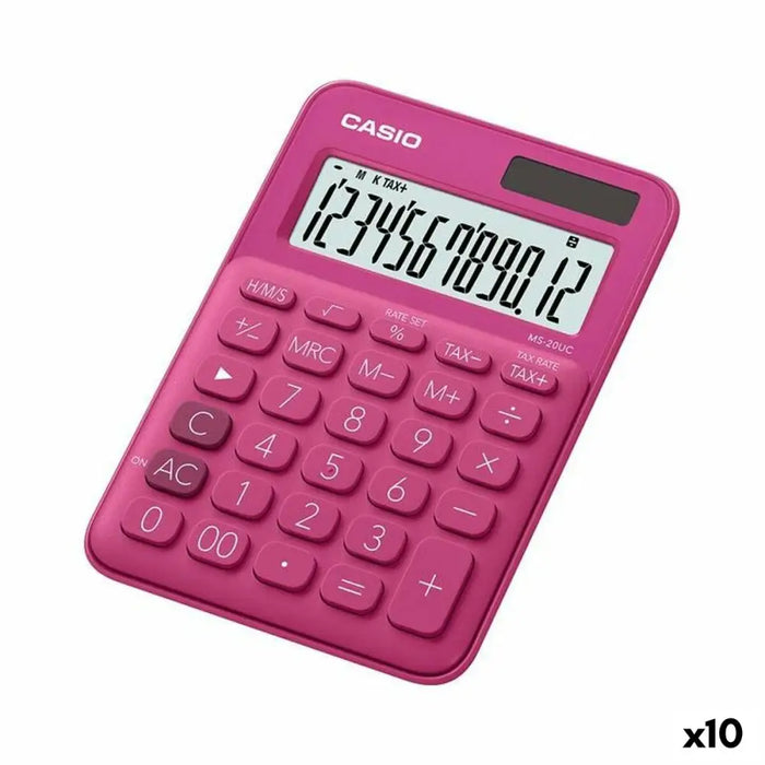 Калкулатор Casio MS-20UC Фуксия 2,3 x 10,5 x 14,95 cm (10