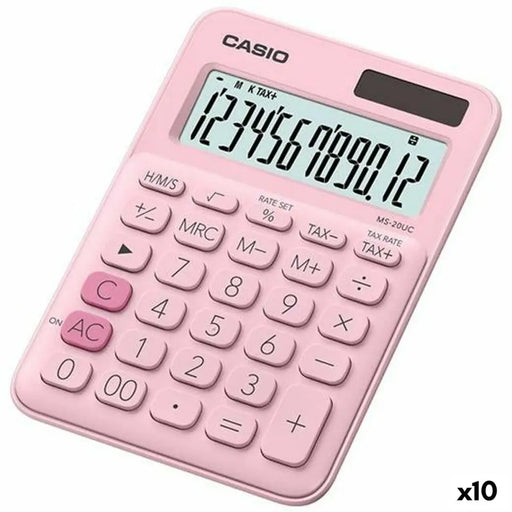 Калкулатор Casio MS-20UC Розов 2,3 x 10,5 x 14,95 cm (10
