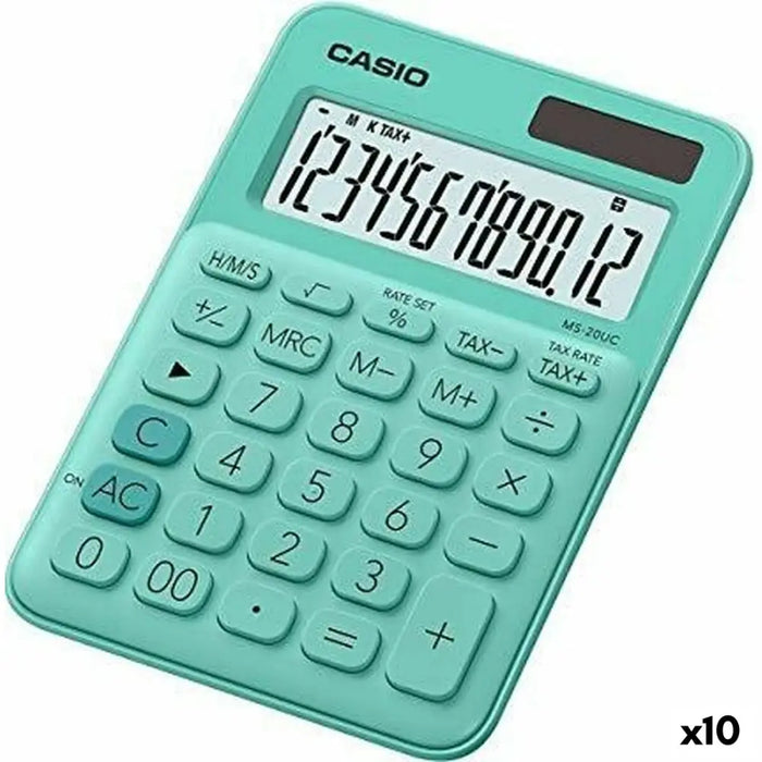 Калкулатор Casio MS-20UC Зелен 2,3 x 10,5 x 14,95 cm (10