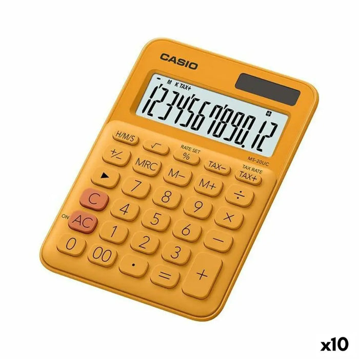 Калкулатор Casio MS-20UC 2,3 x 10,5 x 14,95 cm Оранжев (10