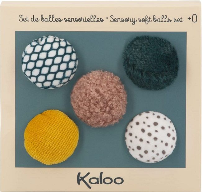 Бебешки сензорни топки Kaloo - 5 броя