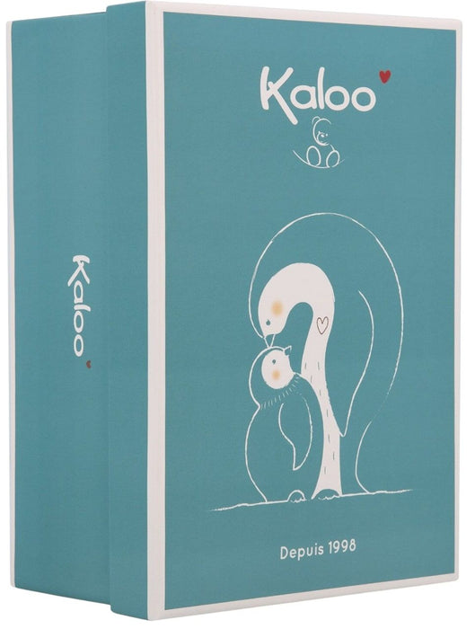 Плюшена играчка Kaloo - Зелен пингвин, целувка, 20 cm