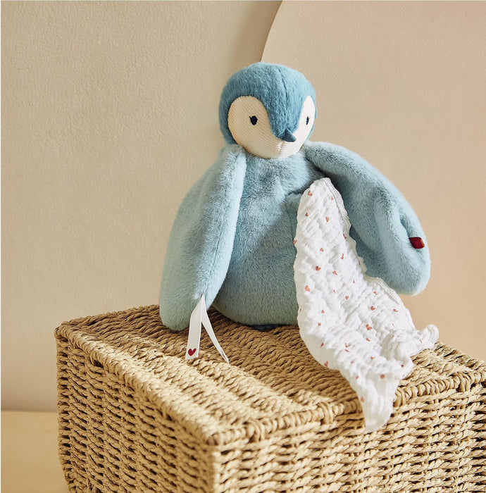 Плюшена играчка Kaloo - Зелен пингвин, целувка, 20 cm