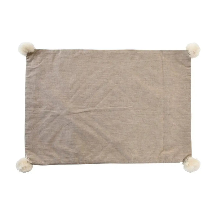 Калъфка за възглавница DKD Home Decor 60 x 1 x 40 cm Сив