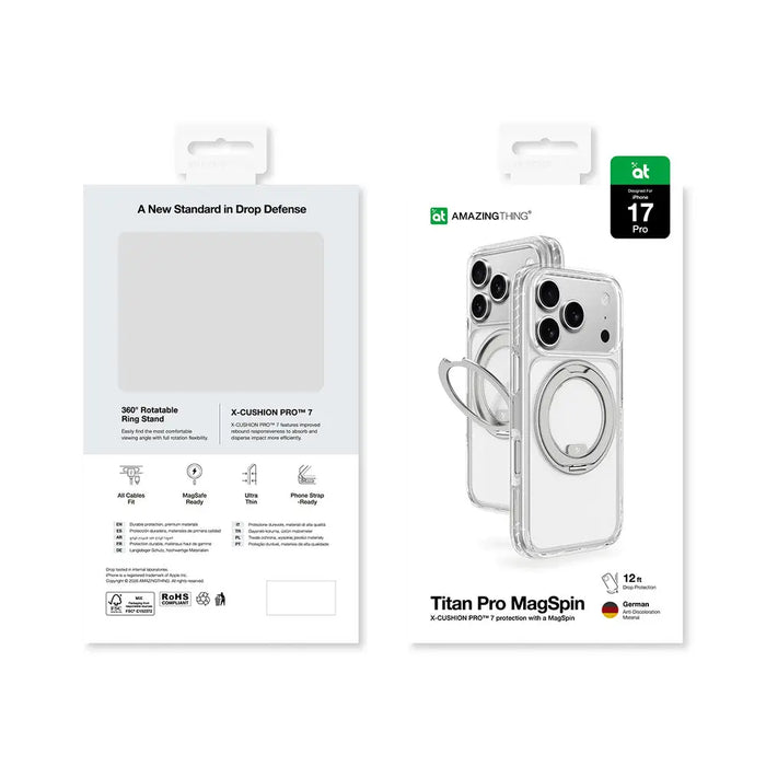 Калъф AmazingThing Titan Pro MagSpin за iPhone 17 Pro