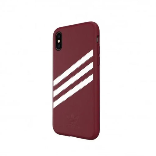 Калъф Adidas OR Molded PU Suede за iPhone X / XS - бордо