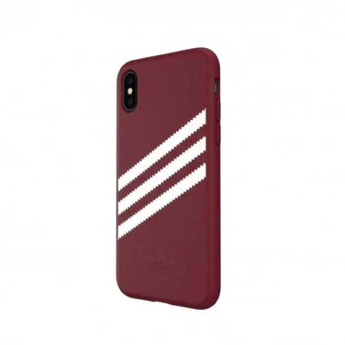 Калъф Adidas OR Molded PU Suede за iPhone X / XS - бордо