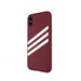 Калъф Adidas OR Molded PU Suede за iPhone X / XS - бордо