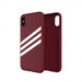 Калъф Adidas OR Molded PU Suede за iPhone X / XS - бордо