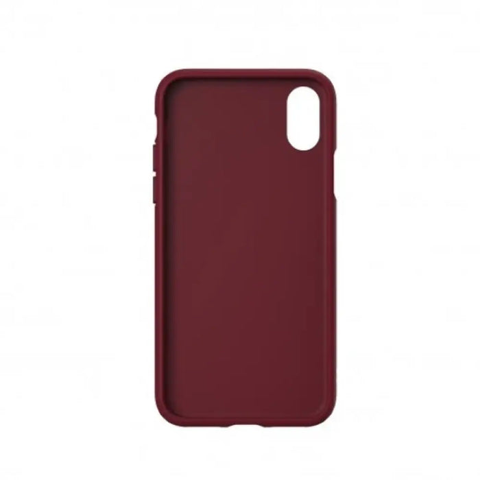 Калъф Adidas OR Molded PU Suede за iPhone X / XS - бордо