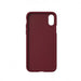Калъф Adidas OR Molded PU Suede за iPhone X / XS - бордо