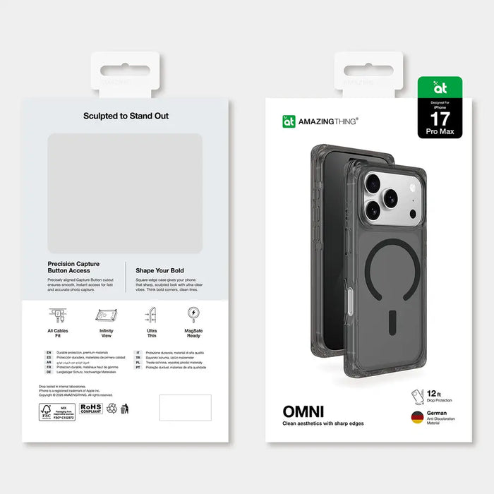 Калъф AmazingThing Omni за iPhone 17 Pro Max съвместим