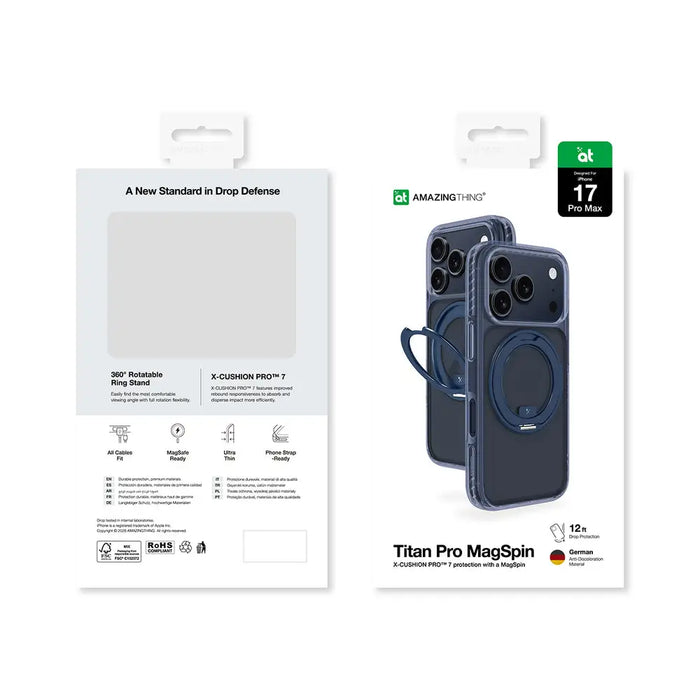 Калъф AmazingThing Titan Pro MagSpin за iPhone 17 Pro Max