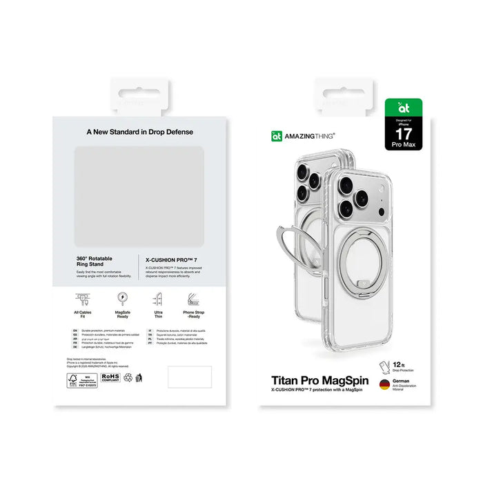 Калъф AmazingThing Titan Pro MagSpin за iPhone 17 Pro Max
