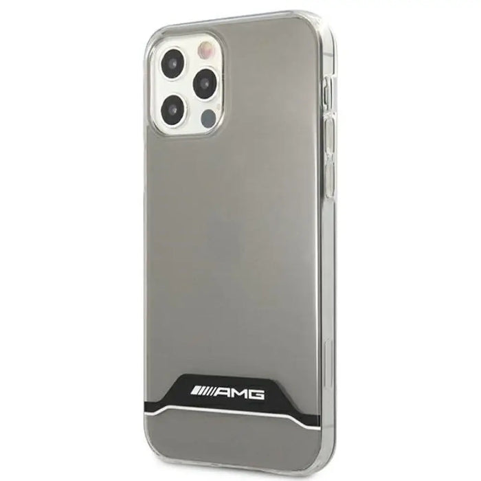 Калъф AMG Electroplate Black&White за iPhone 12 / 12 Pro