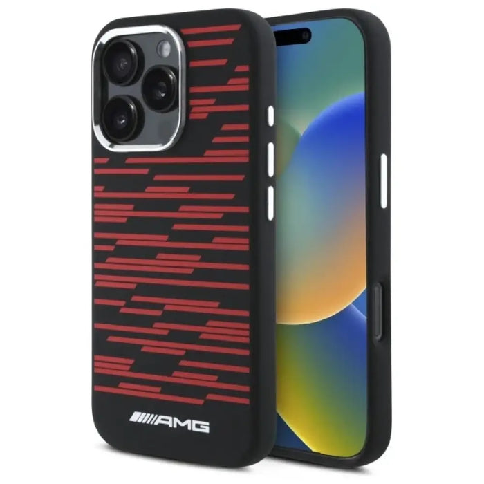 Калъф AMG Silicone Graphics MagSafe за iPhone 16 Pro Max