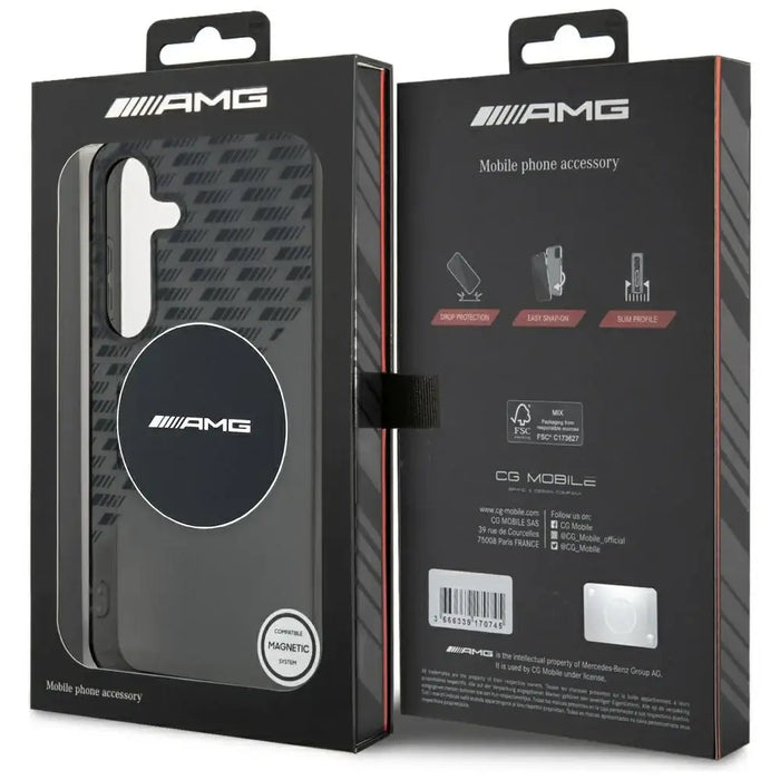 Калъф AMG Transparent Rhombs MagSafe за Samsung Galaxy S25