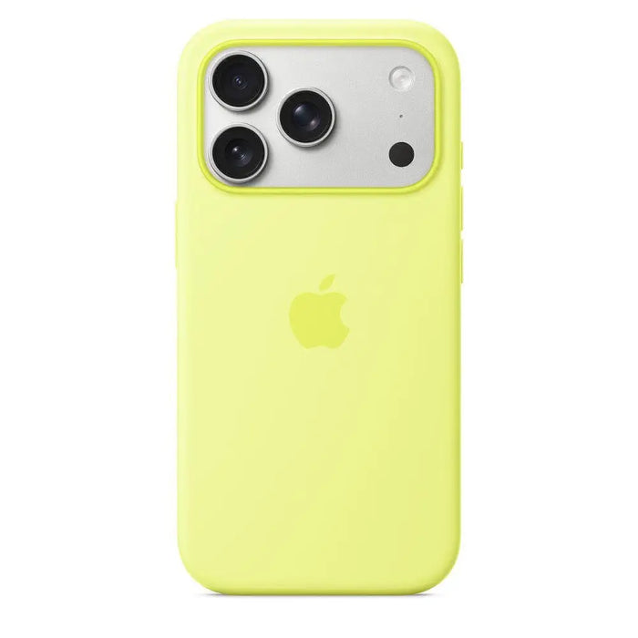 Калъф Apple iPhone 17 Pro Silicone MagSafe – Neon Yellow