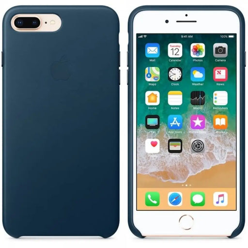 Калъф Apple IPHONE PLUS 8/7 LEATHER CASE - COSMOS BLUE MQHR2
