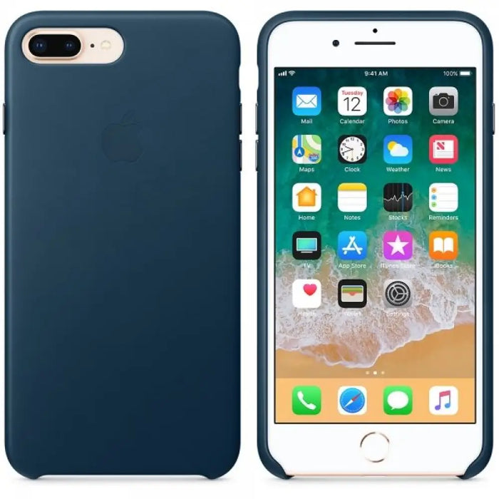 Калъф Apple IPHONE PLUS 8/7 LEATHER CASE - COSMOS BLUE MQHR2