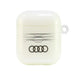 Калъф Audi IML Geometric Pattern за AirPods 1 / 2 - бял
