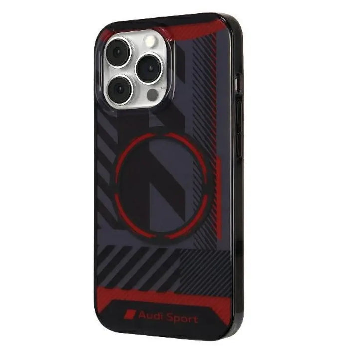 Калъф Audi IML Sport MagSafe за iPhone 13 Pro Max - черен